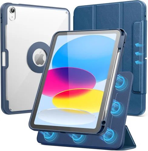 Miniatura 12 de SPARIN Funda para iPad mini 7 A17 Pro 2024/iPad Mini 6 2021 de 8.3 pulgadas, cubierta magnética desmontable, soporte vertical/horizontal con soporte