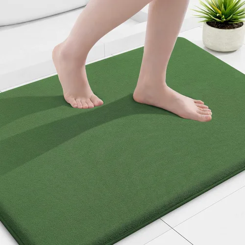 Miniatura 71 de Smiry Tapetes de Baño de Espuma Viscoelástica 36 x 24 pulgadas, Tapetes de Baño Extra Suaves y Absorbentes, Alfombra Antideslizante Lavable