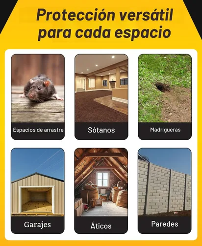 Miniatura 5 de Kaput Bloques para Ratones, Cebo para Roedores para Ratones y Ratas, Veneno para Topos Warfarina para Uso en Interiores/Perímetro, Mata Roedores