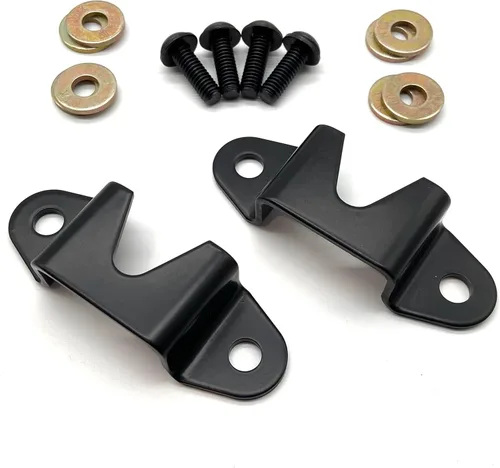 Region Offroad - Soportes de montaje laterales para guardabarros para asiento trasero compatible con Jeep Wrangler YJ 87-95 CJ 76-86
