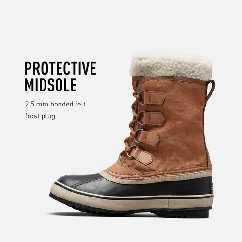 Miniatura 4 de Sorel Botas de carnaval de invierno para mujer, lluvia y nieve, impermeables, color marrón camello, talla, Nieve, marrón