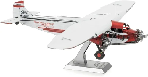 Miniatura 5 de Metal Earth Ford Trimotor 3D Kit de modelado de metal Fascinaciones