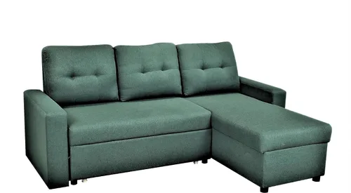 Miniatura 10 de Container Furniture Direct Sofá cama modular convertible en forma de L, muebles de apartamento elegantes, sofá extraíble de ahorro para espacios