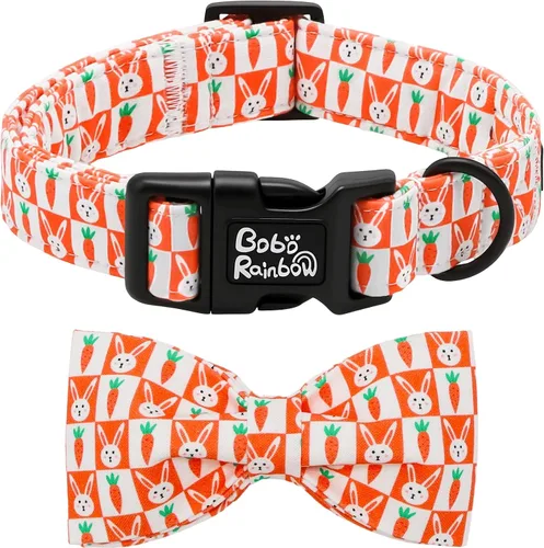Miniatura 18 de Collar para perro, con estampado de tiburón, collar para cachorro, collar para mascotas, collar de lazo para perros, suave, duradero, ajustable, A