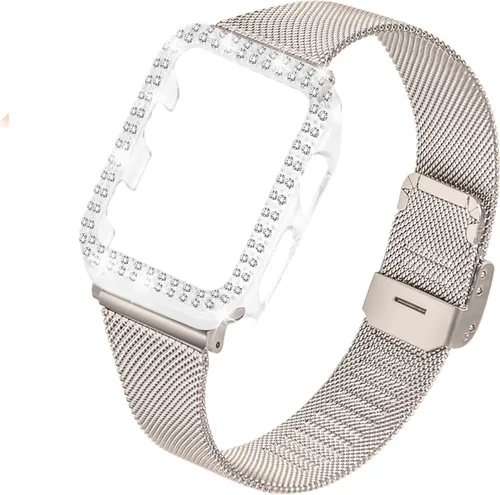Miniatura 7 de Joyozy - Bandas de repuesto, delgadas y a la moda compatibles con Apple Watch de 1.49, 1.57, 1.65 y 1.73 pulgadas, de resina, muy cómodas