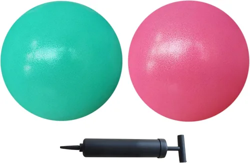 Miniatura 2 de AppleRound Exercise Ball with Pump, 9-Inch Small for Pilates, Yoga, Core Stability - Choose: [Pack of 1 Ball + 1 Pump] or [Pack of 2 Balls + 1 Pump]