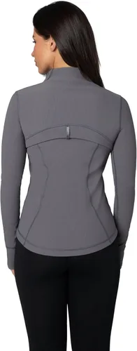 Miniatura 4 de 90 Degree By Reflex Chaqueta deportiva ligera con cremallera completa para mujer