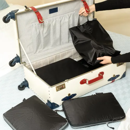 Miniatura 39 de BAGAIL 4 Set/6 Set Ultraligero Compresión Embalaje Cubos Organizador de Embalaje para Accesorios de Viaje Equipaje Maleta Mochila