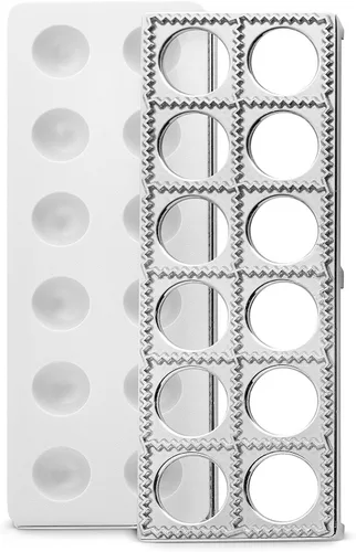 Bellemain Prensa para hacer ravioles | Molde Pelmeni, prensa Pierogi, máquina para hacer potstickers, empanadas de carne y dumplings, kit de