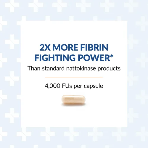 Miniatura 3 de Arthur Andrew Medical, Nattovena, suplemento puro de nattokinase, doble fuerza de 4,000 FU por cápsula, 180