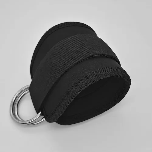 Miniatura 7 de Correas de tobillo de fitness para máquinas de cable, paquete de 2, cómodas y ajustables, puños de tobillo y muñeca acolchados, correas para piernas