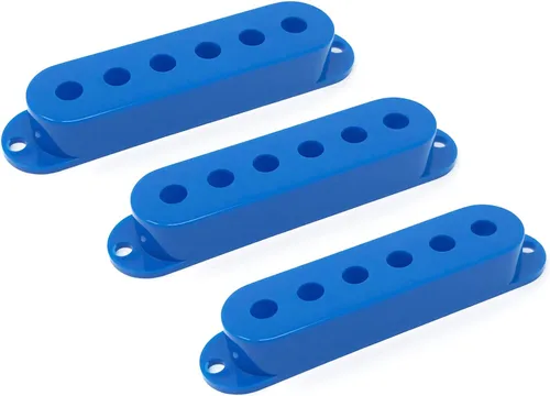 Miniatura 11 de Cubiertas para pastillas de bobina simple de plástico crema para guitarra eléctrica Fender Stratocaster Strat (juego de 3) PCST-CRM