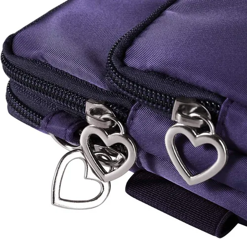 Miniatura 3 de Bolso cruzado pequeño para teléfono celular, bolso de hombro para brazalete, cartera para iPhone, Samsung y Google Pixel Azul