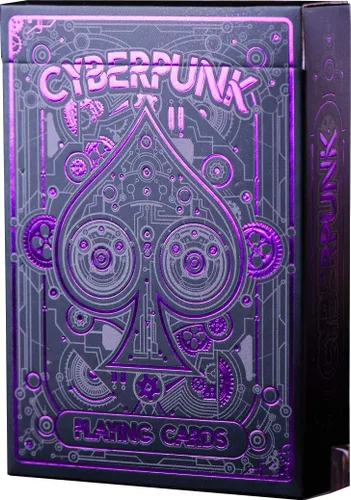Miniatura 13 de Juego de cartas de Cyberpunk, con e-book gratuito de cartas (idioma español no garantizado), mazo de cartas prémium, cartas de póquer geniales