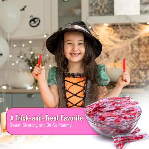 Miniatura 2 de Twizzlers Pull 'n' Peel - Paquete a granel de cereza, 1 libra (aproximadamente 35 piezas) - Divertido y delicioso caramelo de regaliz con sabor a