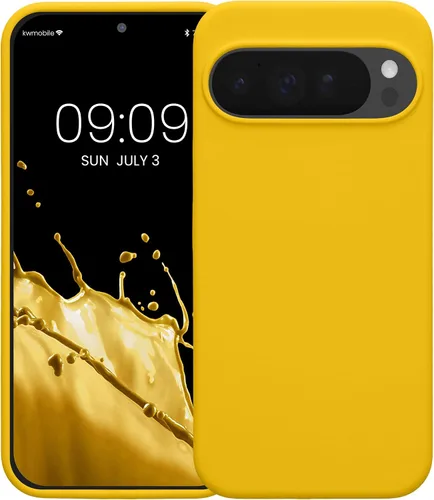 Miniatura 410 de kwmobile Funda Compatible con Google Pixel 6 Pro - Funda de teléfono de silicona TPU con acabado suave - Azul Arrecife