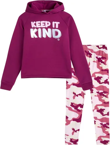 RBX Conjunto deportivo deportivo para niña, 2 piezas, sudadera con capucha y leggings de yoga, conjunto de ropa para niñas, 7-16