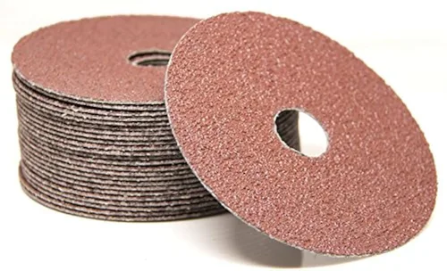 Miniatura 5 de Benchmark Abrasives Discos de lijado de fibra de resina de óxido de aluminio de 4-1/2 pulgadas para metales, madera, fibra de vidrio cenador de 7/8