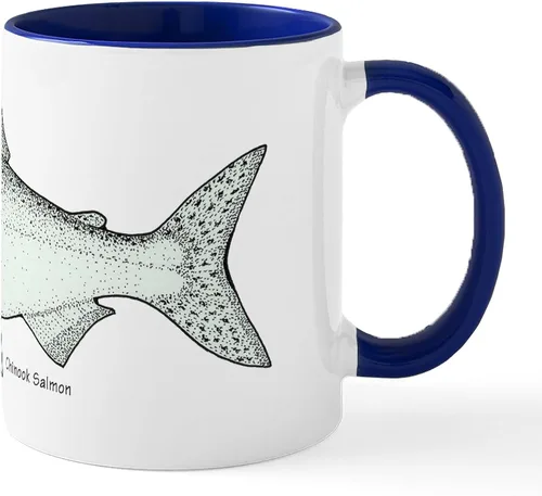 Miniatura 16 de CafePress Chinook King Salmon Mug 11 oz (325 ml) Ceramic Coffee Mug