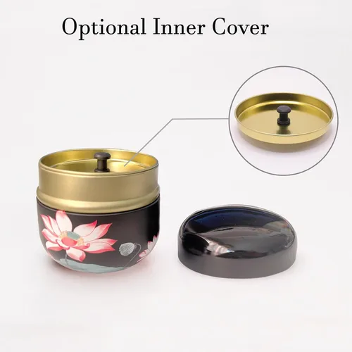Miniatura 6 de Polvo Corporal y Aplicador de Polvo para Polvo de Aspersión, Polvo para Mujeres y Estuche de Polvo para Baño y Viaje (Lótus)