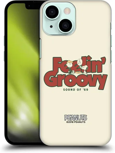 Miniatura 114 de Head Case Designs Funda rígida con licencia oficial de Peanuts Snoopy Woodstock Far Out Woodstock 50th compatible con Apple iPhone 15 Plus