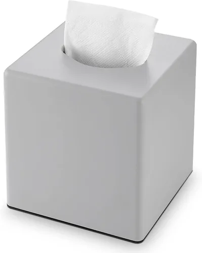Miniatura 8 de Y-in Hand Funda para caja de pañuelos, soporte cuadrado para caja de pañuelos faciales, accesorios de almacenamiento para tocador de baño, encimeras