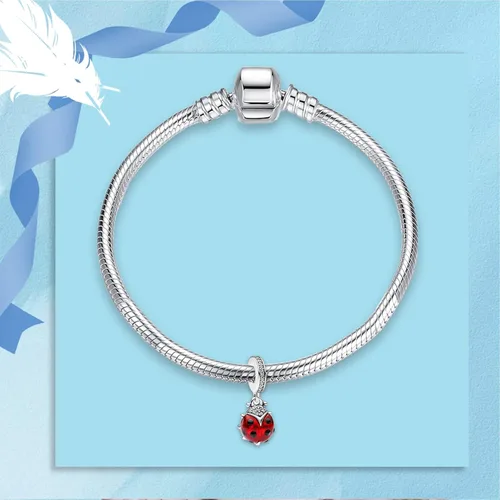 Miniatura 144 de Dijes de plata de ley 925 de dibujos animados de pato, ratón, oso, elefante, dragón chino, cuentas colgantes para pulseras y collares, joyería