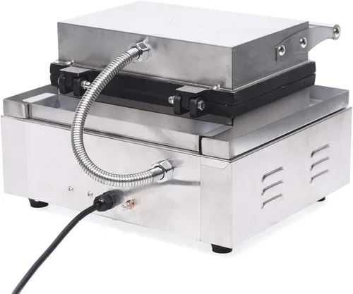 Miniatura 6 de Máquina de donas eléctrica 110 V 1550 W 12 agujeros comercial con superficie antiadherente Máquina de gofres de calefacción de doble cara