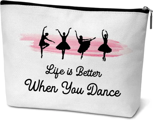 Bolsa de maquillaje con cremallera, bolsa de cosméticos para bolso, bolsa de aseo de viaje, regalos divertidos para mujeres y niñas - A01-A35,