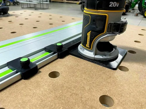 Miniatura 5 de Topes de límite de riel guía compatibles con rieles Festool