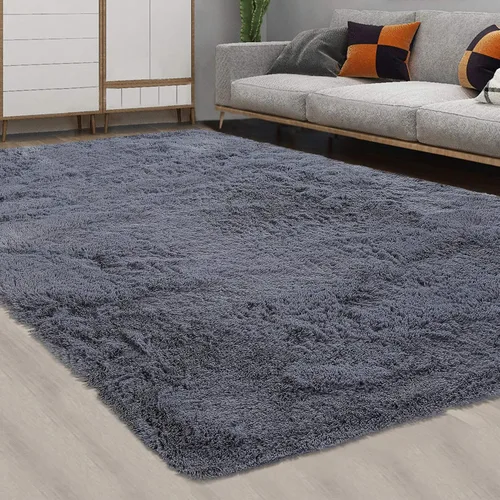 Miniatura 19 de CAROMIO Alfombra Corredor Esponjosa para Dormitorio Sala de Estar 2x6 Pies, Alfombras de Área Shag Alfombra de Felpa Suave Gruesa Larga de Piel Tie