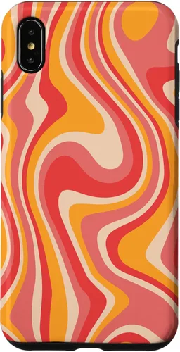 Miniatura 11 de iPhone 11 Pro Max Retro Groovy Liquid Swirl Hippie 70's 80's Psychedelic Phone Case