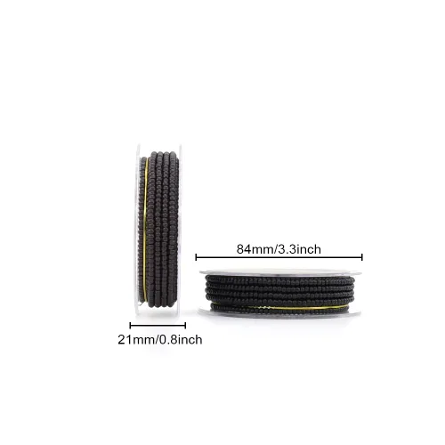 Miniatura 2 de 1000 cuentas precargadas de nano-cuentas forradas de silicona de 0.118 pulgadas para extensiones de cabello, extensiones de cabello humano