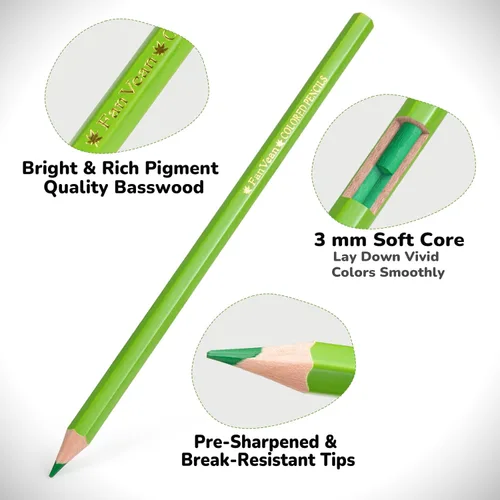 Miniatura 3 de Lápices de colores para niños, juego de 12 lápices de colores preafilados, regalo a granel