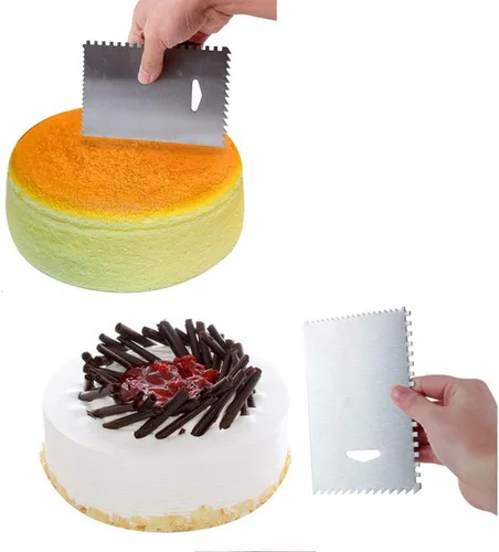 Miniatura 5 de PZRT Herramienta de artesanía de raspador dentado de acero inoxidable 2PCS para escultura cerámica