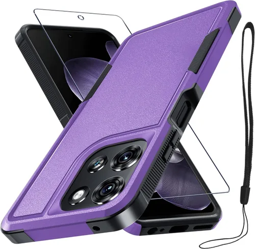 Miniatura 60 de Funda compatible con Moto G 5G 2024, cuerpo completo, resistente, resistente, a prueba de golpes, con correa de cordón, protector de pantalla