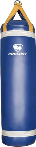 4 ft 80lb Heavy Boxing Punching Bag, Muay Thai, MMA, Strength Training Equipment, Hanging Azul y amarillo