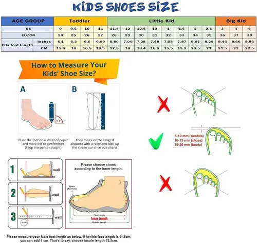 Miniatura 2 de Fefoe Kid Shoes for Boys Girls Canvas Lightweight Shoes Athletic Running Classic Adjustable Strap Sneakers