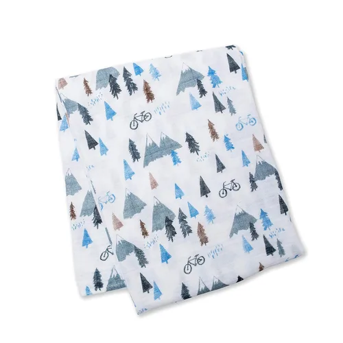 Miniatura 11 de Lulujo Manta para bebé, unisex, suave, 100% muselina de algodón, manta de recepción neutra para niñas y niños, 47 x 47 pulgadas, África