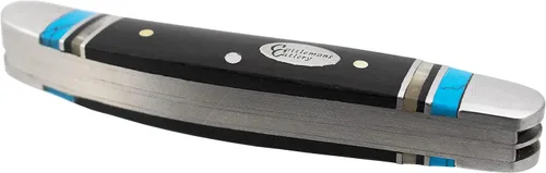Miniatura 8 de Cattlemans Cutlery Cheyenne Series Blue Horizon Stockman - Cuchillo de bolsillo plegable, 3 cuchillas de acero inoxidable en 1 cuchillo