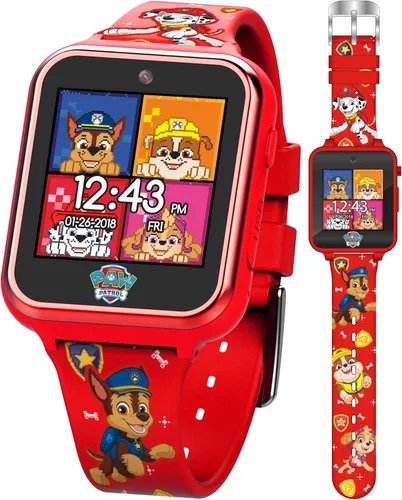 Miniatura 7 de Reloj inteligente Accutime Paw Patrol con cámara para niños y bebés - Reloj inteligente interactivo para niños y niñas con juegos, grabadora de voz