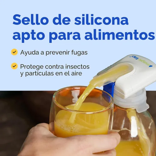 Miniatura 8 de The Magic Tap Dispensador automático de bebidas, dispensador de bebidas manos libres para refrigerador, perfecto para leche, jugo, regalos para Negro