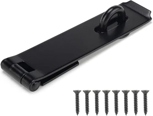 Miniatura 7 de HILLMASTER Cerradura de puerta de alta resistencia de 7-3/4 pulgadas de acero extra grueso, cerradura de puerta de seguridad, cierre de candado