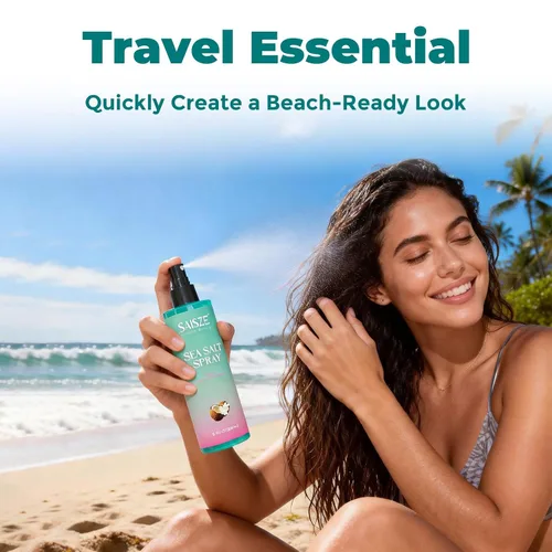 Miniatura 2 de Spray de sal marina para mujeres y hombres, regalos del día de San Valentín, artículos esenciales de viaje, ondas de playa texturizadas y volumen