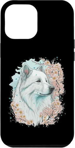 Miniatura 6 de iPhone 15 Samoyed Cherry Blossom Dog Japanese Sakura Flower Case