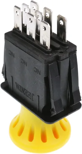 Miniatura 2 de JEENDA Interruptor de toma de fuerza de embrague de hoja 116-0124 103-5221 8 terminales compatibles con Exmark Toro Lazer Z, Turf Ranger, Turf