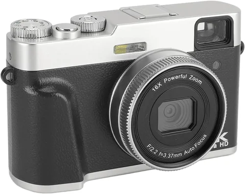 Miniatura 4 de Cámara digital 4K para fotografía, cámara de vlogging de 48 MP, cámara de video con zoom digital 16X, cámara de viaje compacta de pantalla de 2.8