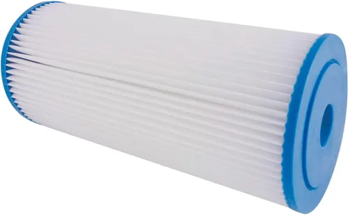 Miniatura 4 de 5 micras de 10 pulgadas x 4.5 pulgadas Paquete de 4 cartuchos de repuesto de sedimentos de poliéster plisado para toda la casa Compatible