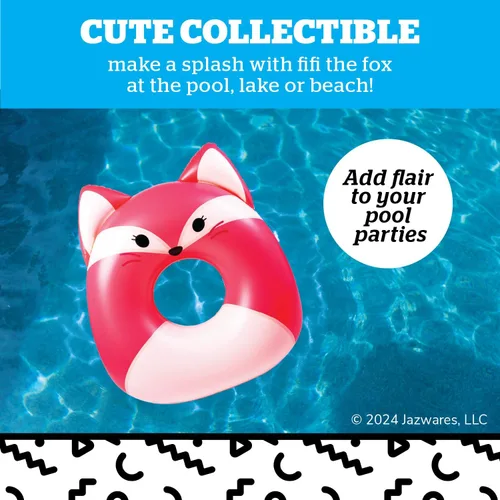 Miniatura 2 de BigMouth x Squishmallows - Flotador inflable original para piscina, tubo de natación para adultos y niños, suministros para fiestas en la piscina