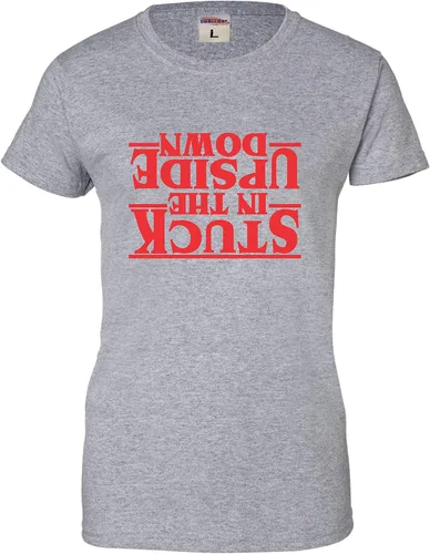 Miniatura 3 de Go All Out Camiseta para mujer Stuck in The Upside Down
